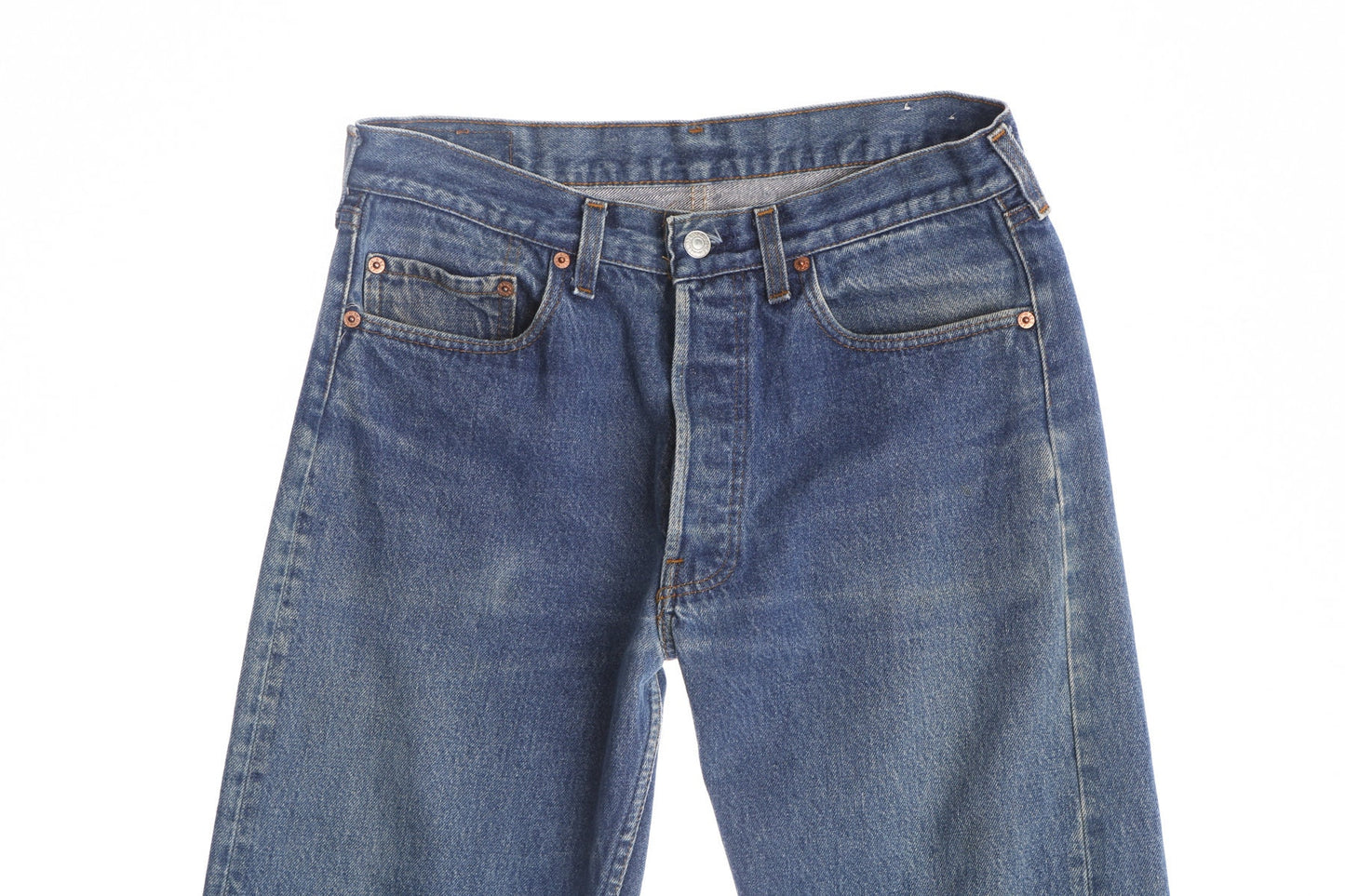 Vintage 501 Levi's Jeans - Blue Medium Wash - Era 80's - 90's