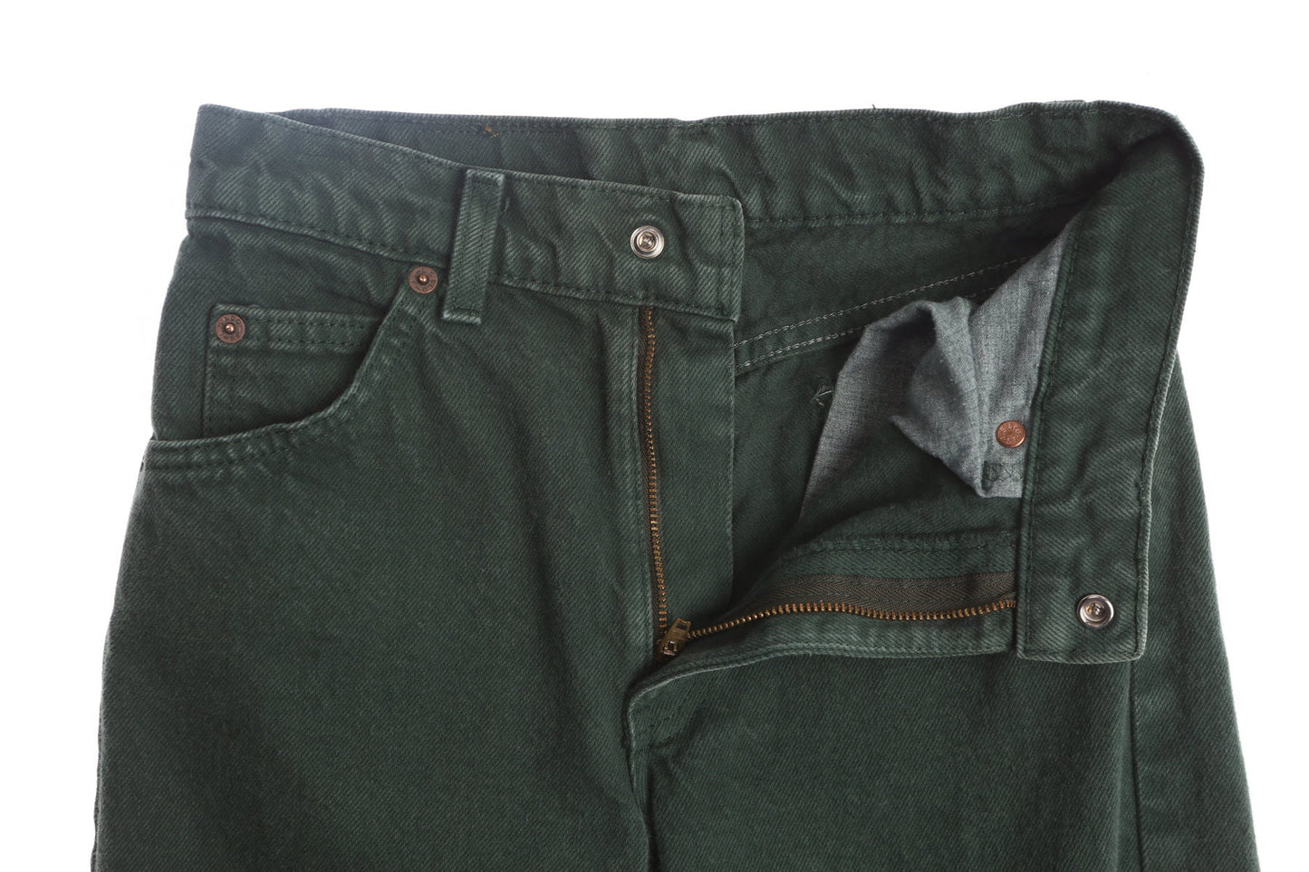 560 Levi's Jeans - Loose Fit - Green - High Waist
