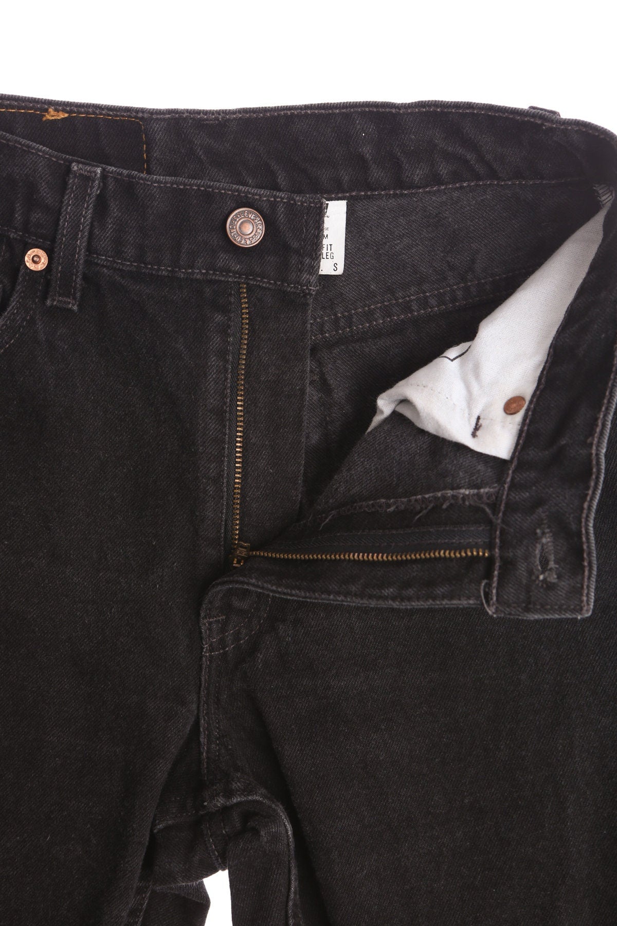 550 Black Levi's Jeans - Relaxed Fit - Tapered Leg