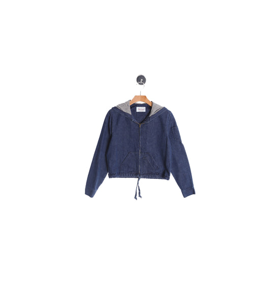 Vintage Wrangler Denim Hooded Jacket