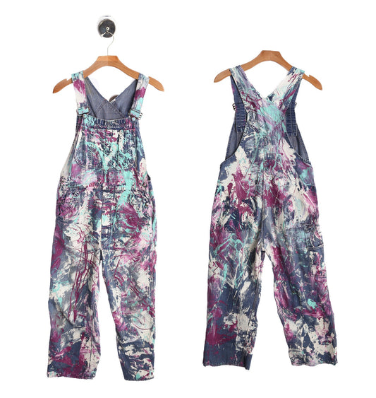 Hand Painted Denim Overalls