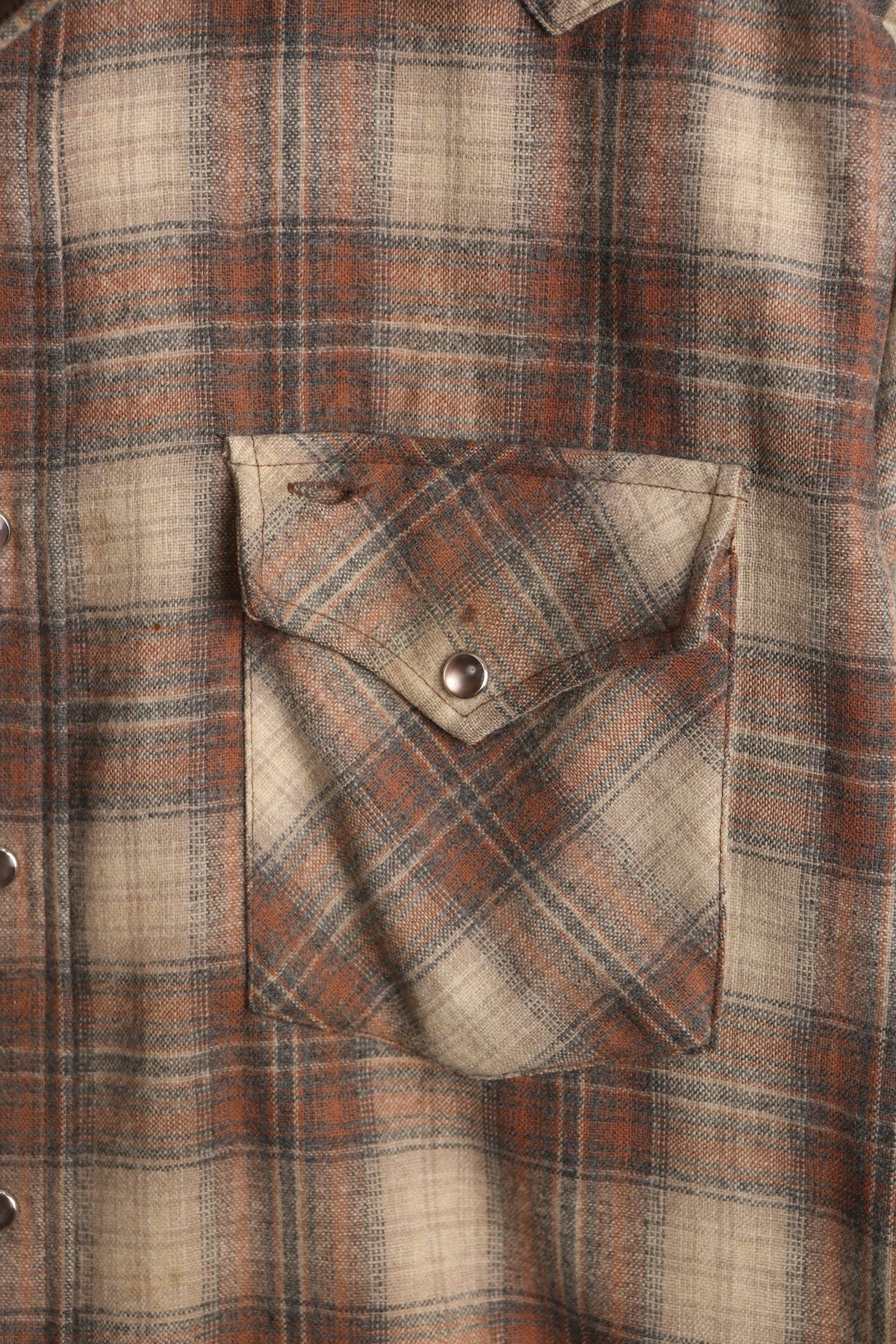 Vintage Men Pendleton Western Plaid Shirt