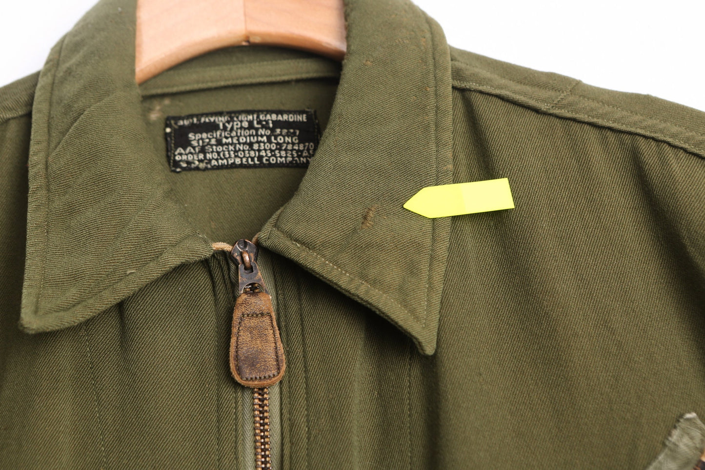 Type L-1 Green Flight Jumpsuit - by Campbell Company