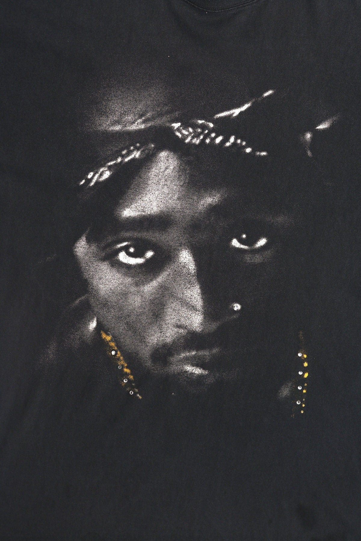 Vintage Black Graphic T-shirt - 2Pac Print