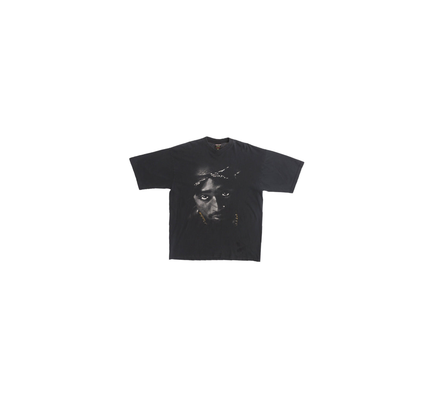 Vintage Black Graphic T-shirt - 2Pac Print