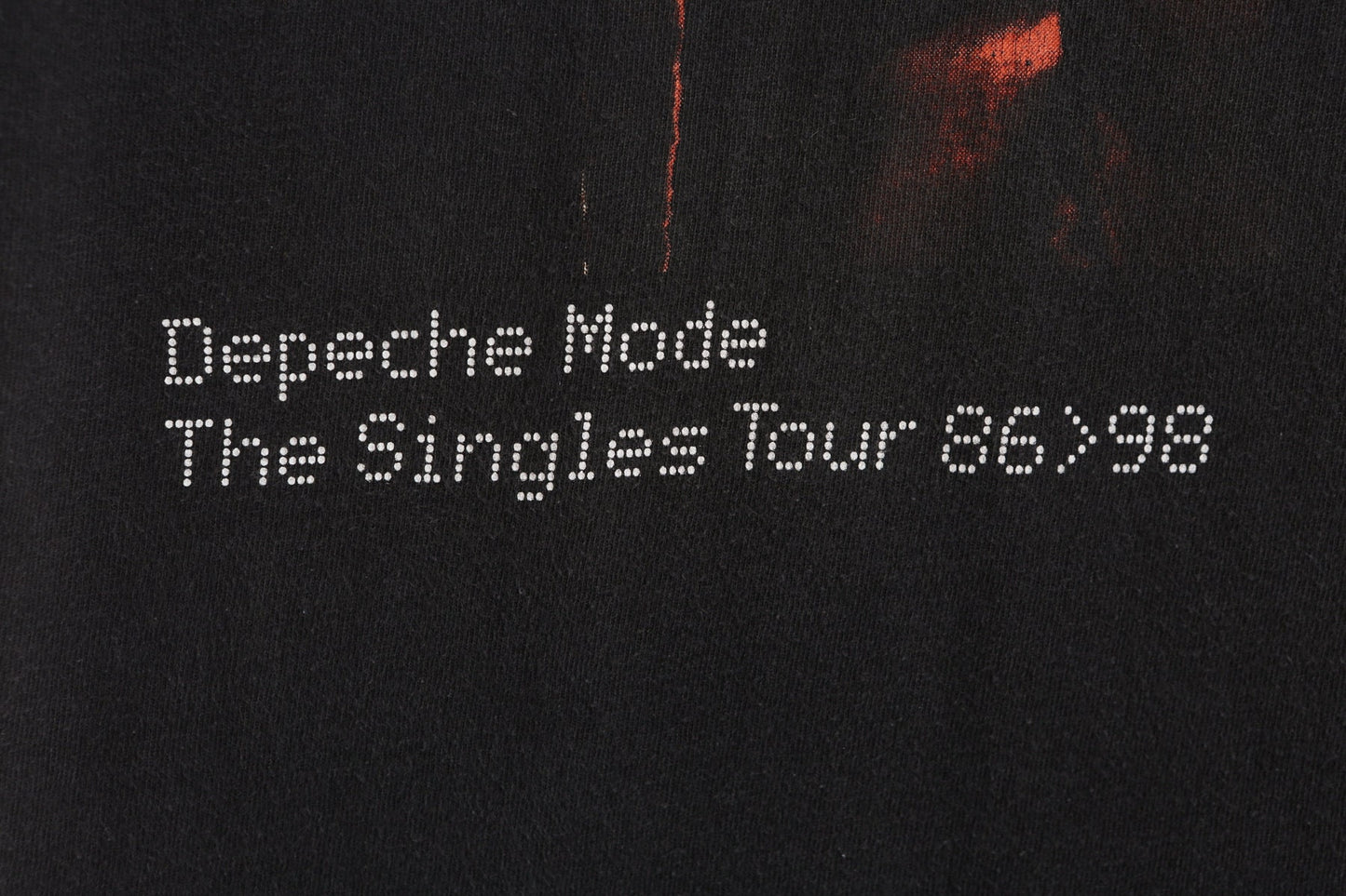 Depeche Mode The Singles Tour 86 > 98 Black Graphic T-shirt