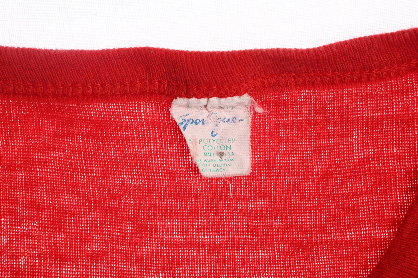 Vintage Red Graphic T-shirt with Black Michael Jackson Print