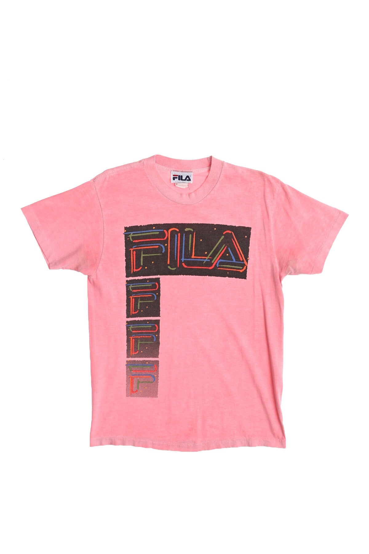 Vintage Fila Pink Graphic T-shirt