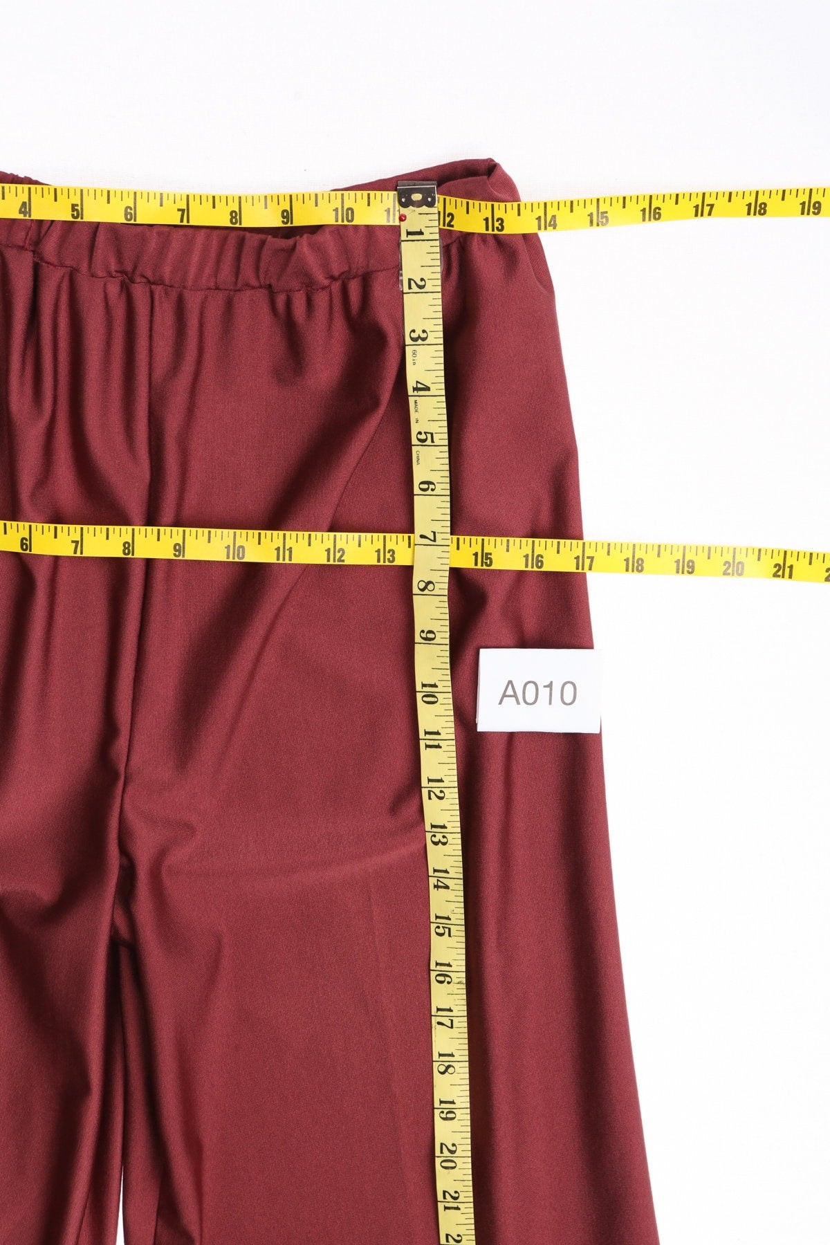 70's Women Red Bell Bottom Pants