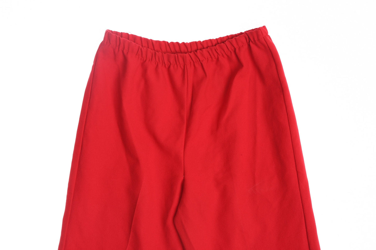 70's Women Red Poly Pants