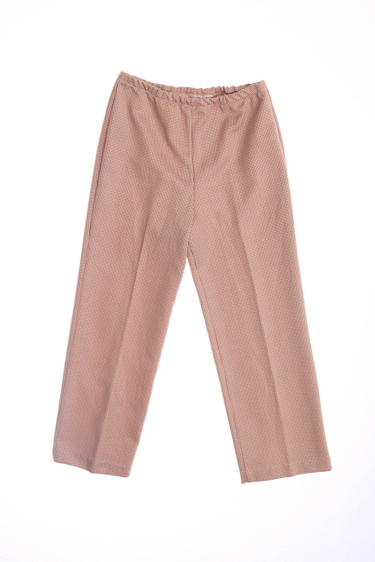 70's Women Pink Plaid Pants