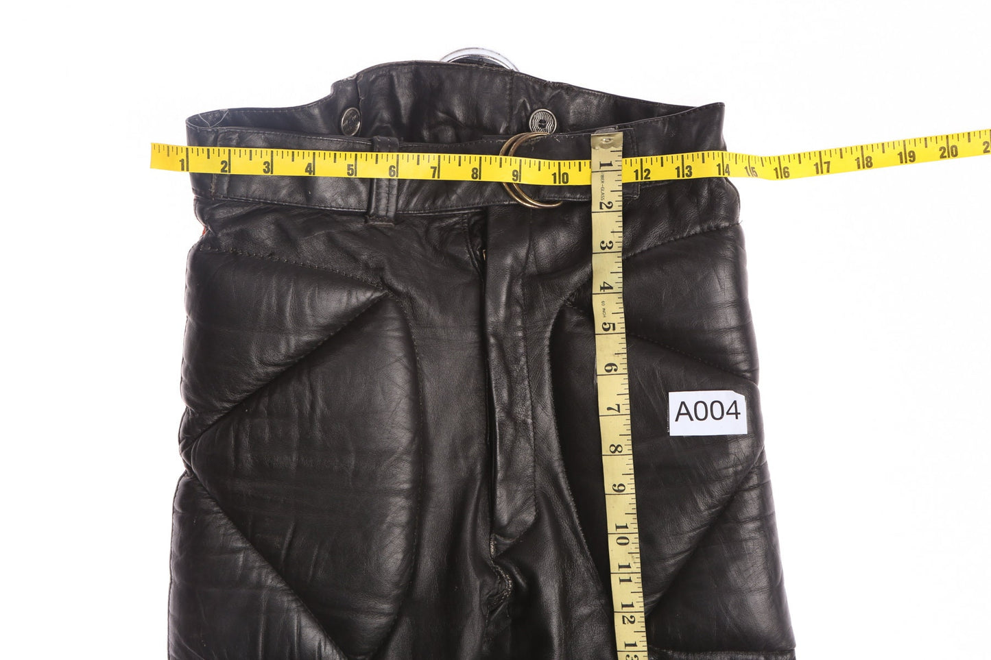 Motorcycle Black Leather Pants - Drag racing Style by Top Gear Leathers