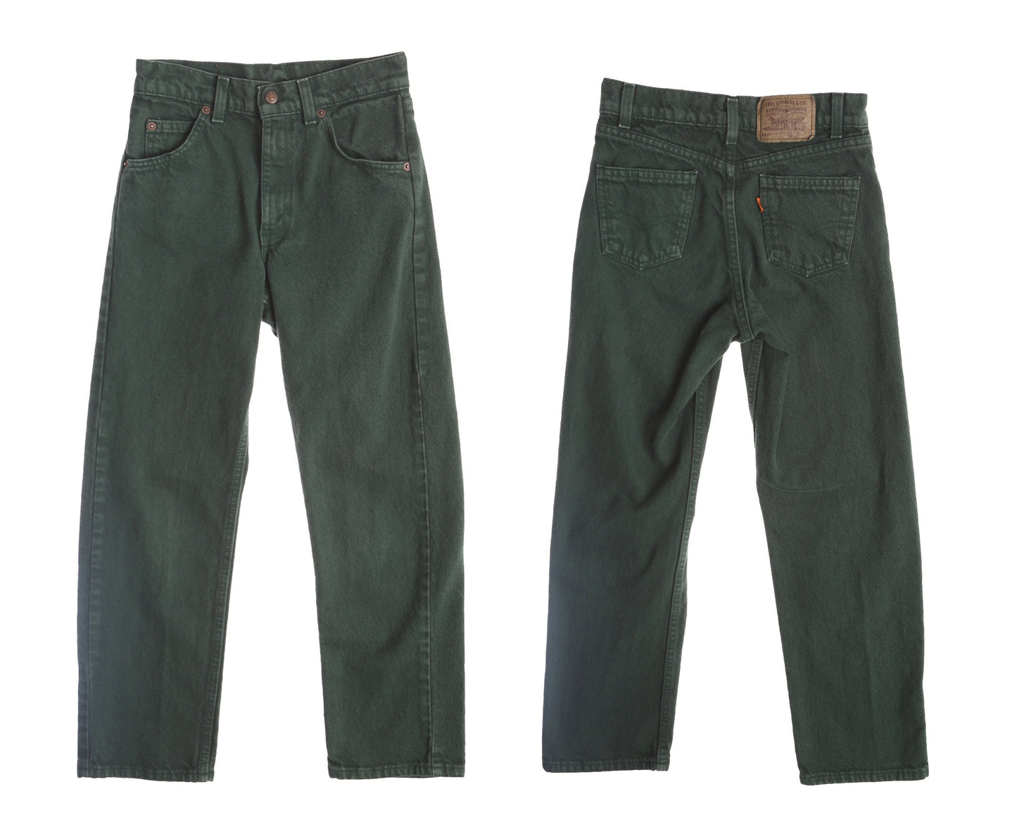 560 Levi's Jeans - Loose Fit - Green - High Waist
