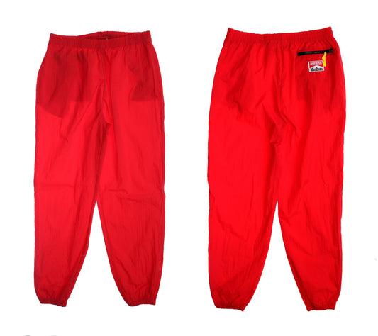 Vintage Men Red Nylon Windbreaker Malboro Pants