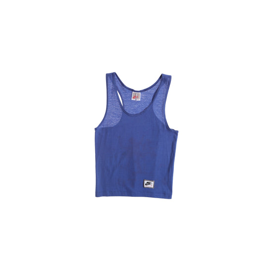 Vintage Nike Blue Athletic Tank Top - Era 80's - 90's