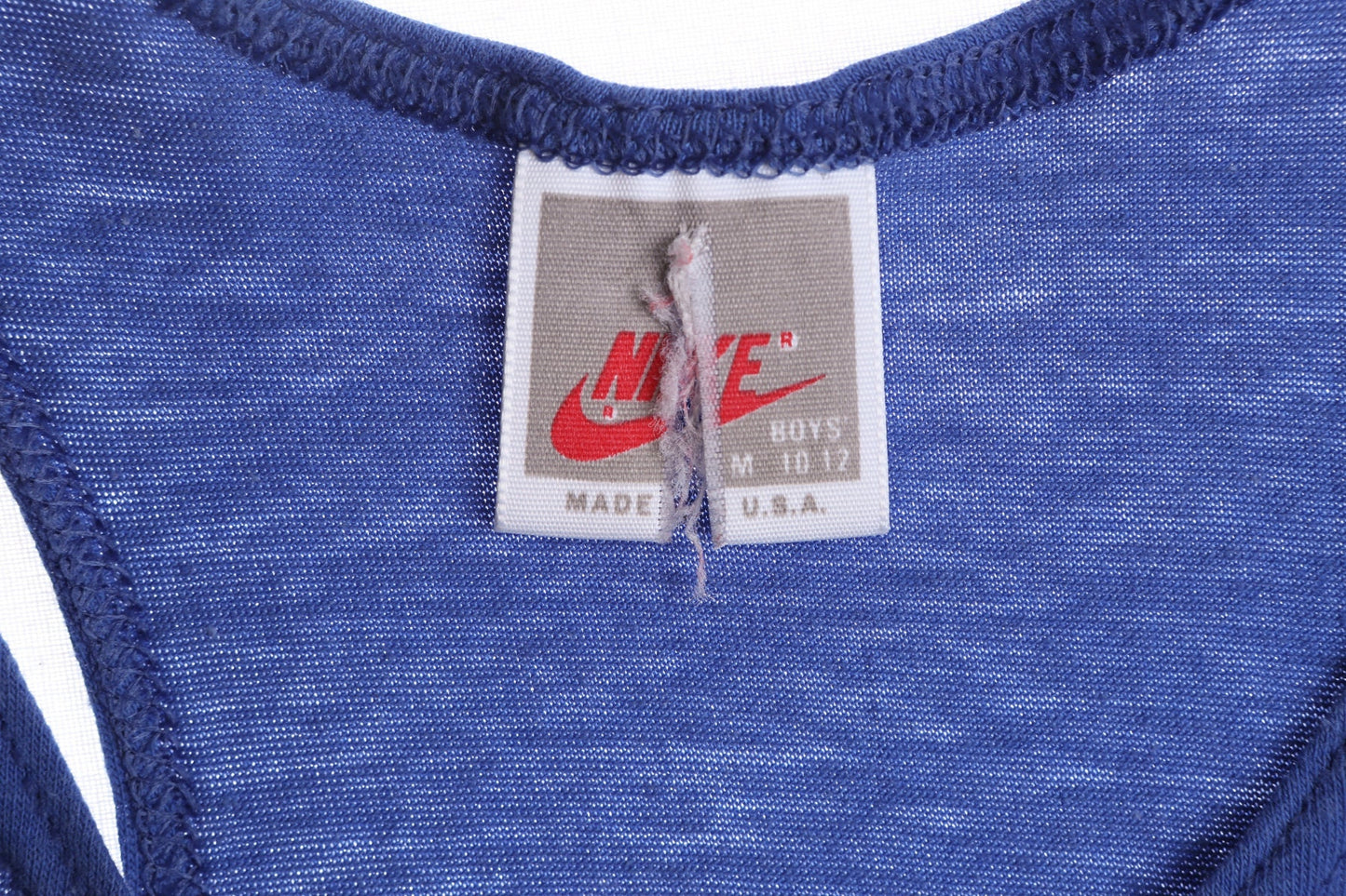 Vintage Nike Blue Athletic Tank Top - Era 80's - 90's