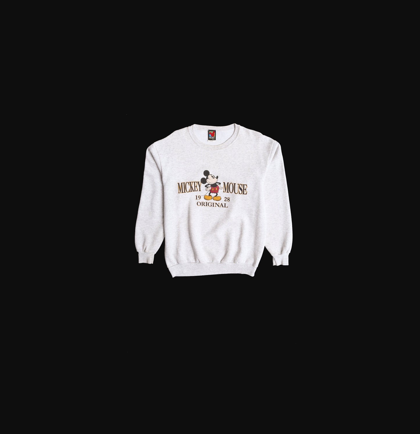 Vintage Mickey Mouse Gray Graphic Sweatshirt