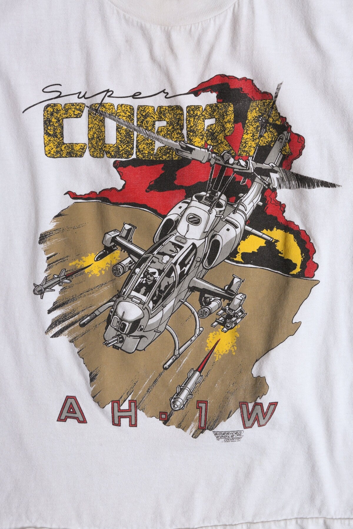 AH-1W Super Cobra Helicopter Vintage T-shirt