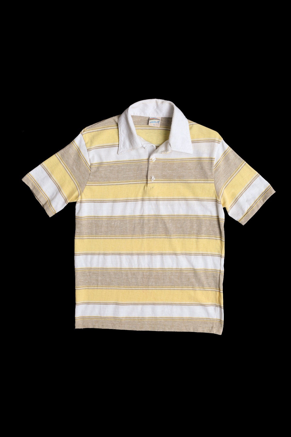 Vintage Polo Yellow Striped Shirt by Javelin