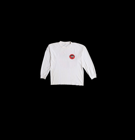 Snowboard Division White Long Sleeve Graphic Shirt