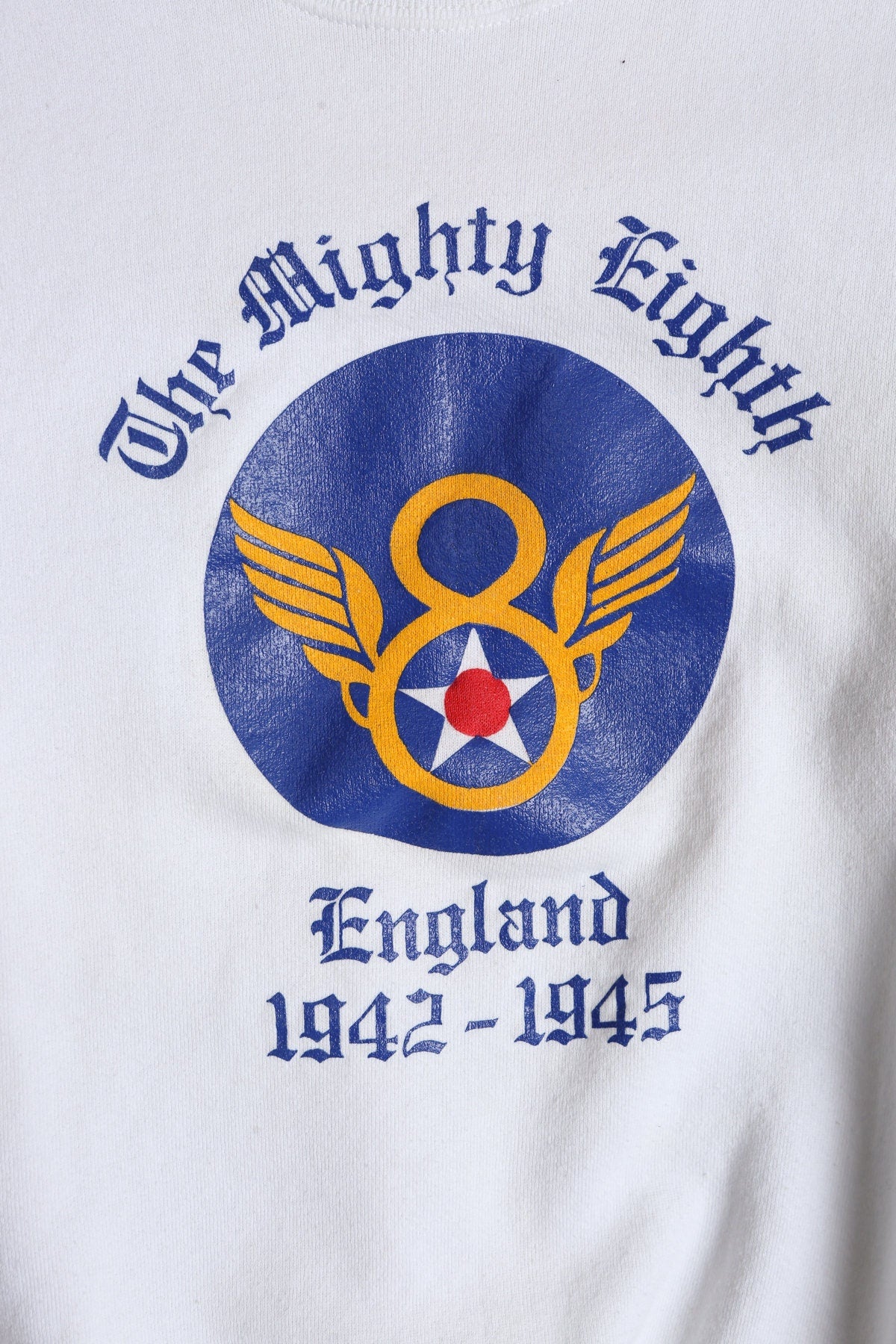 The Mighty Eight England 1942-1945 Flying Squadron White Sweatshirt