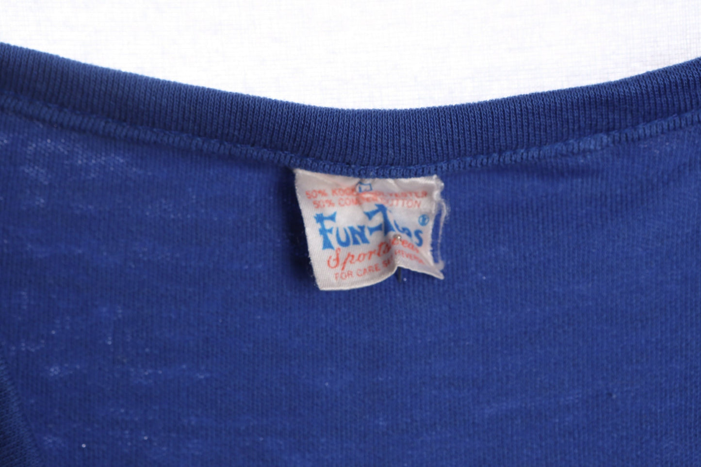 Vintage Blue Dance Dance Dance Graphic Top - Era 70's - 80's