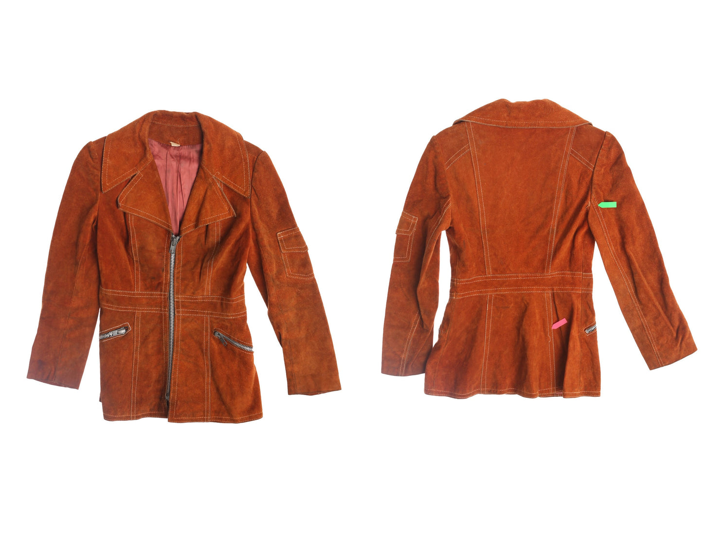 70's Women Brown Suede Jacket