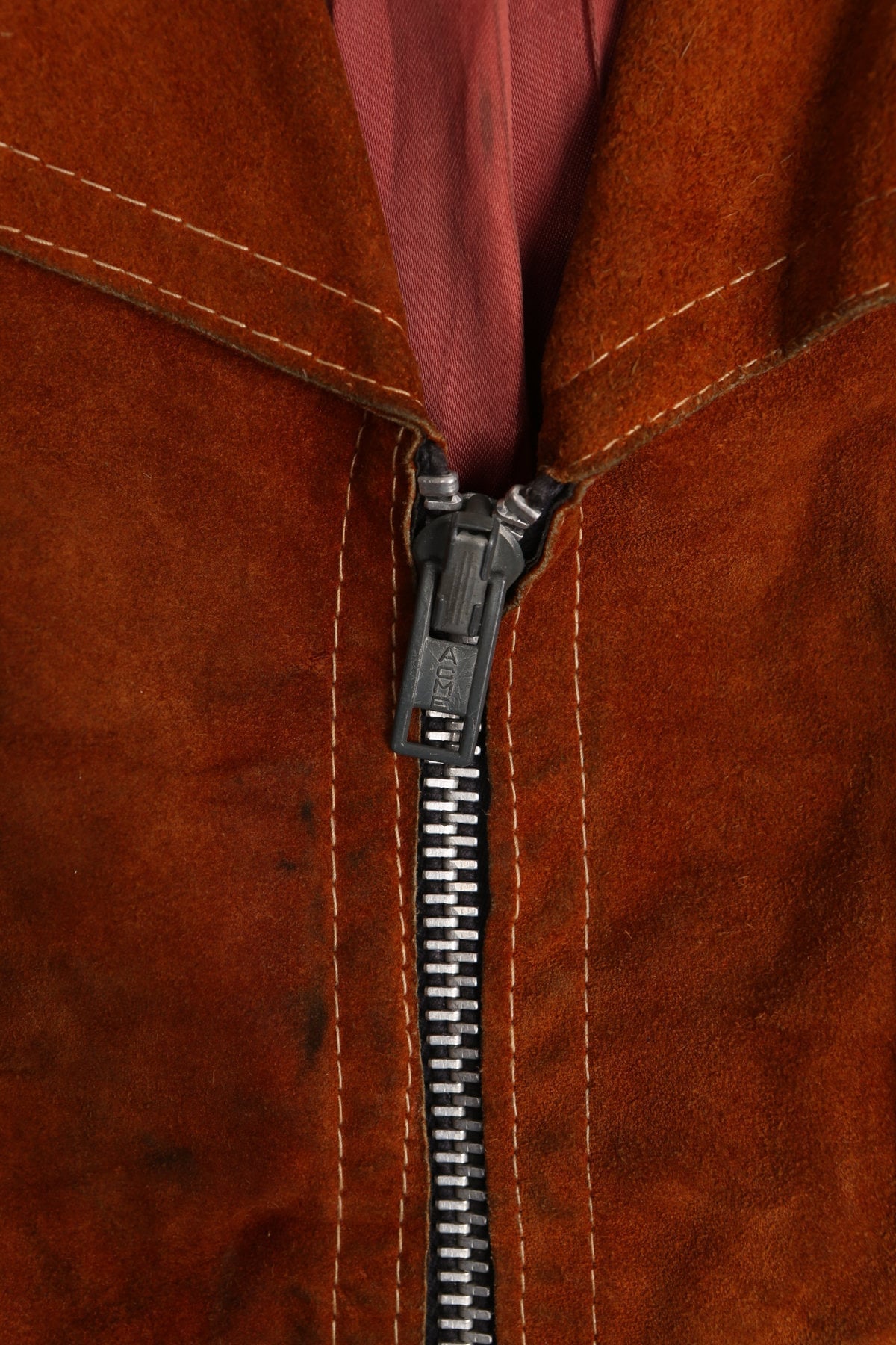 70's Women Brown Suede Jacket