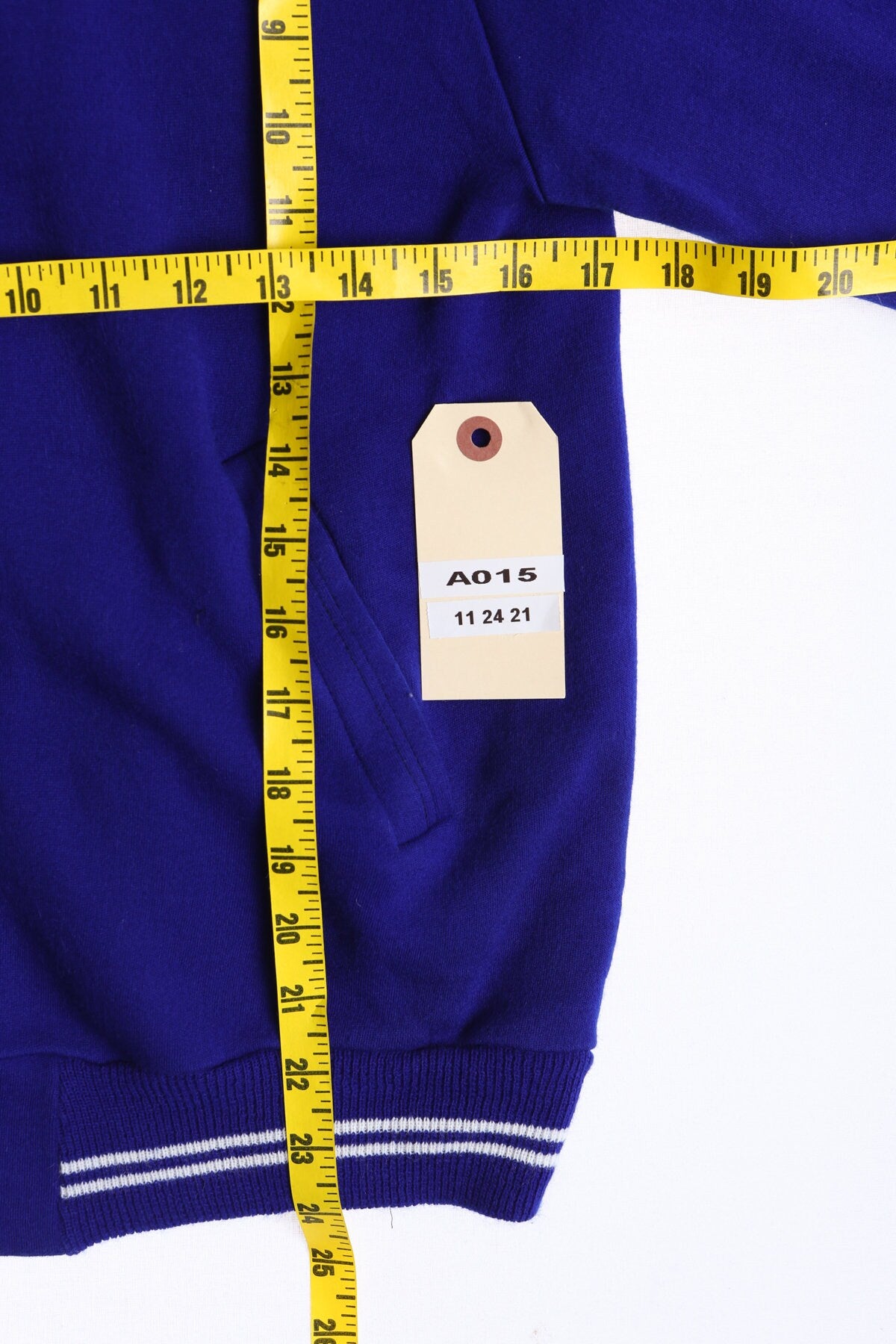 Vintage Men Striped Jogging Top - Embroidered Jacket - Las Vegas Embroidery