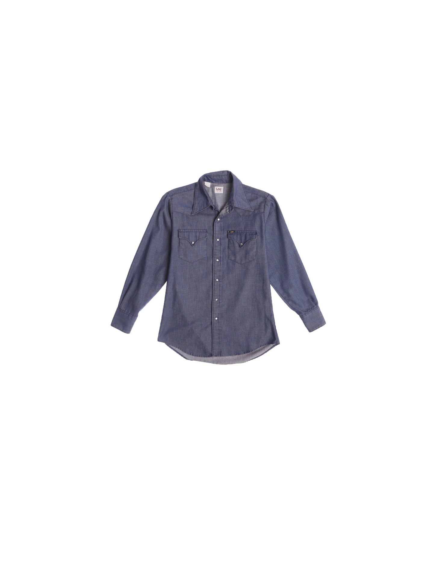 Lee Western Blue Shirt - Made in USA - Era 70's - 80's