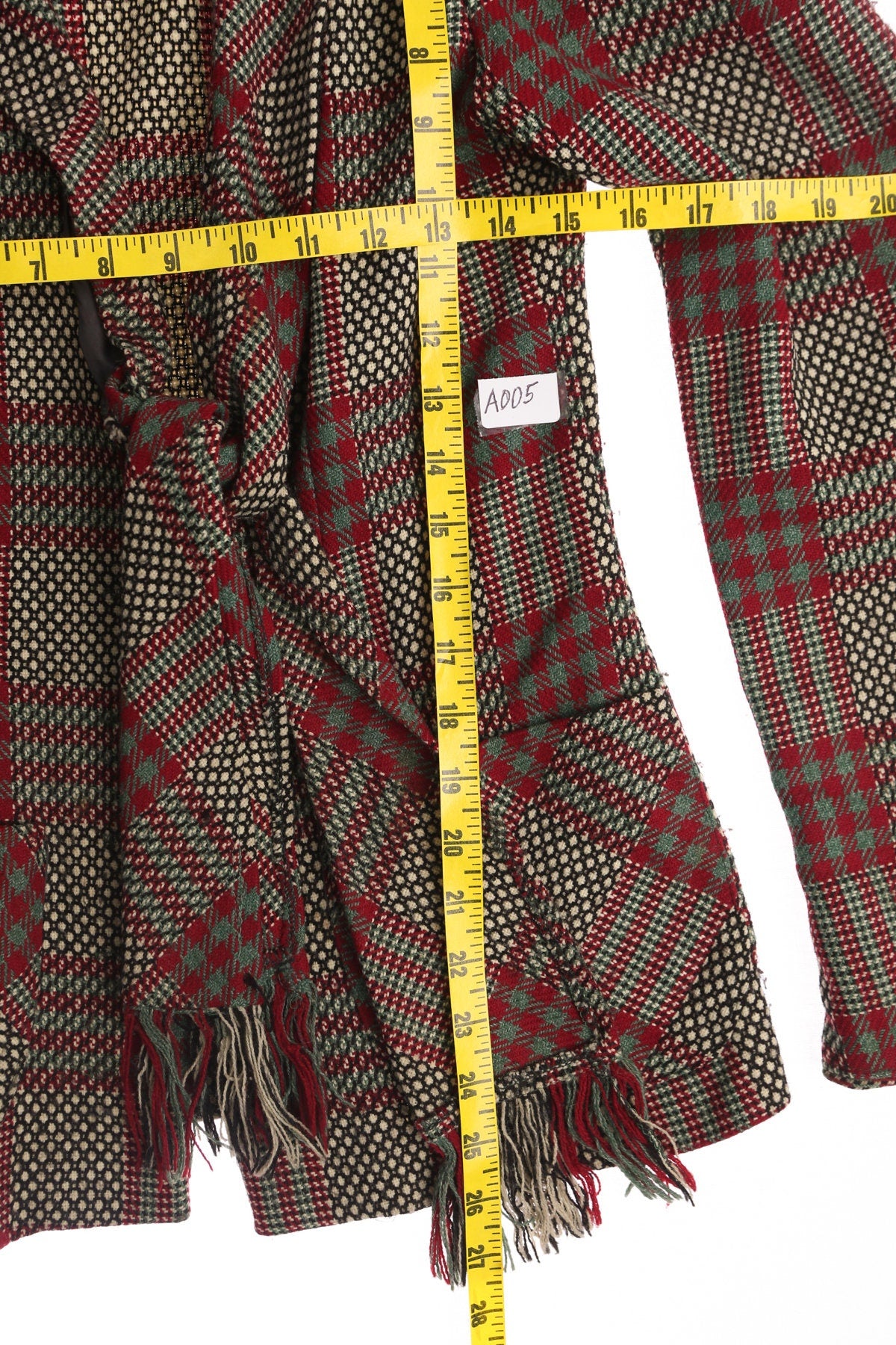 Vintage Women Brown Plaid Blazer by Dorothy Schoelen from The Strawberry Plant California Label - Era 60's - 70's