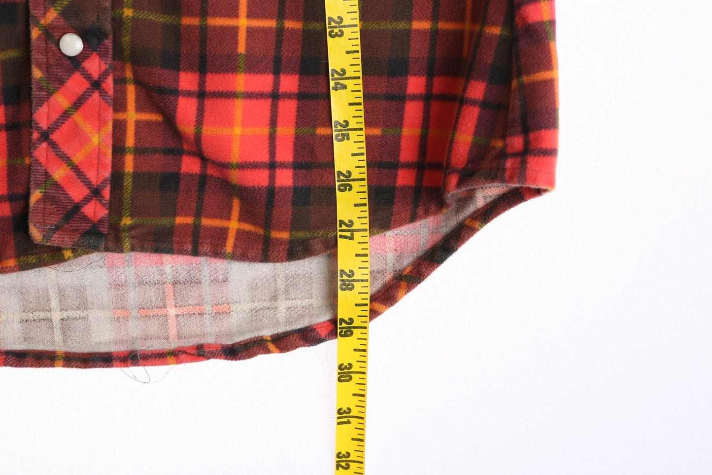 Vintage Men Red Western Flannel Shirt By Ely Plains Rider