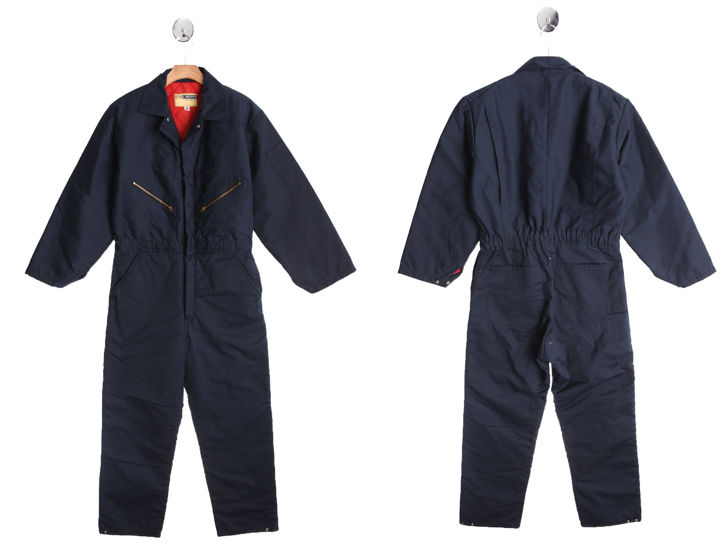 Vintage Men Blue Work Coverall