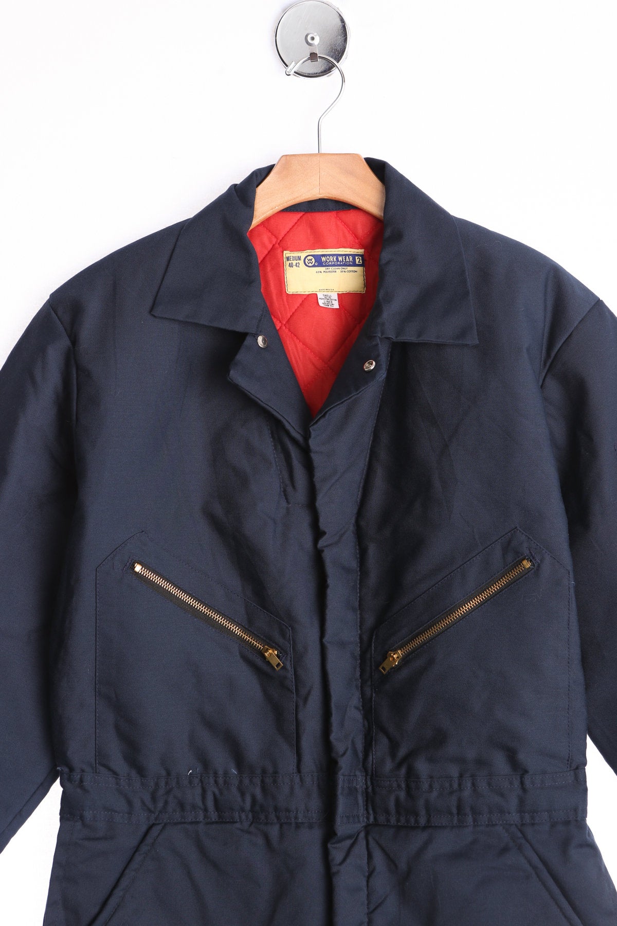 Vintage Men Blue Work Coverall