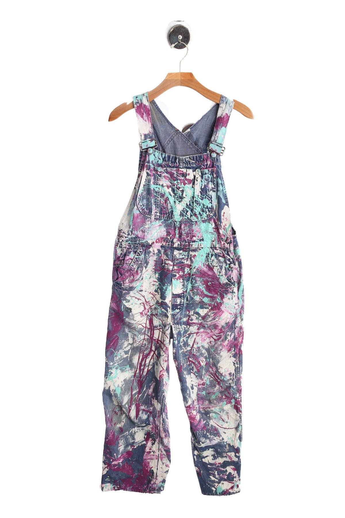 Hand Painted Denim Overalls