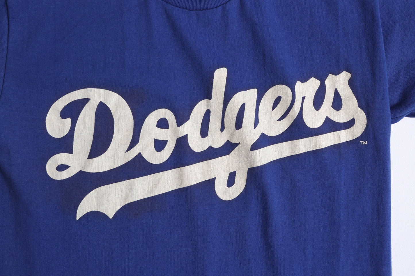 Vintage Dodgers Blue Graphic T-shirt by Rawlings - Made in USA - Era 80's - 90's