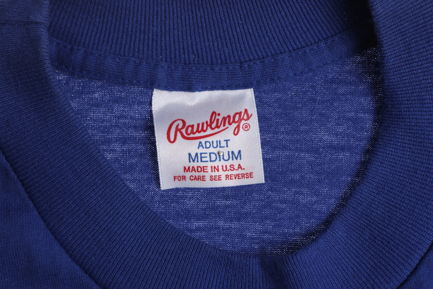 Vintage Dodgers Blue Graphic T-shirt by Rawlings - Made in USA - Era 80's - 90's