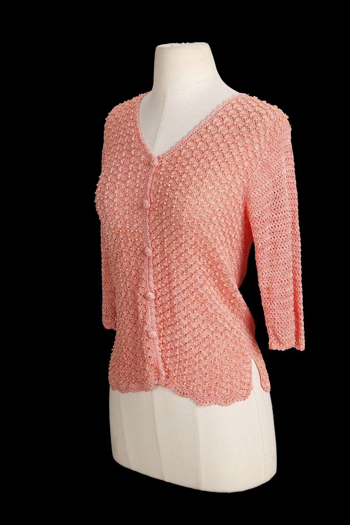 Women Knitted Pink Y2K Top
