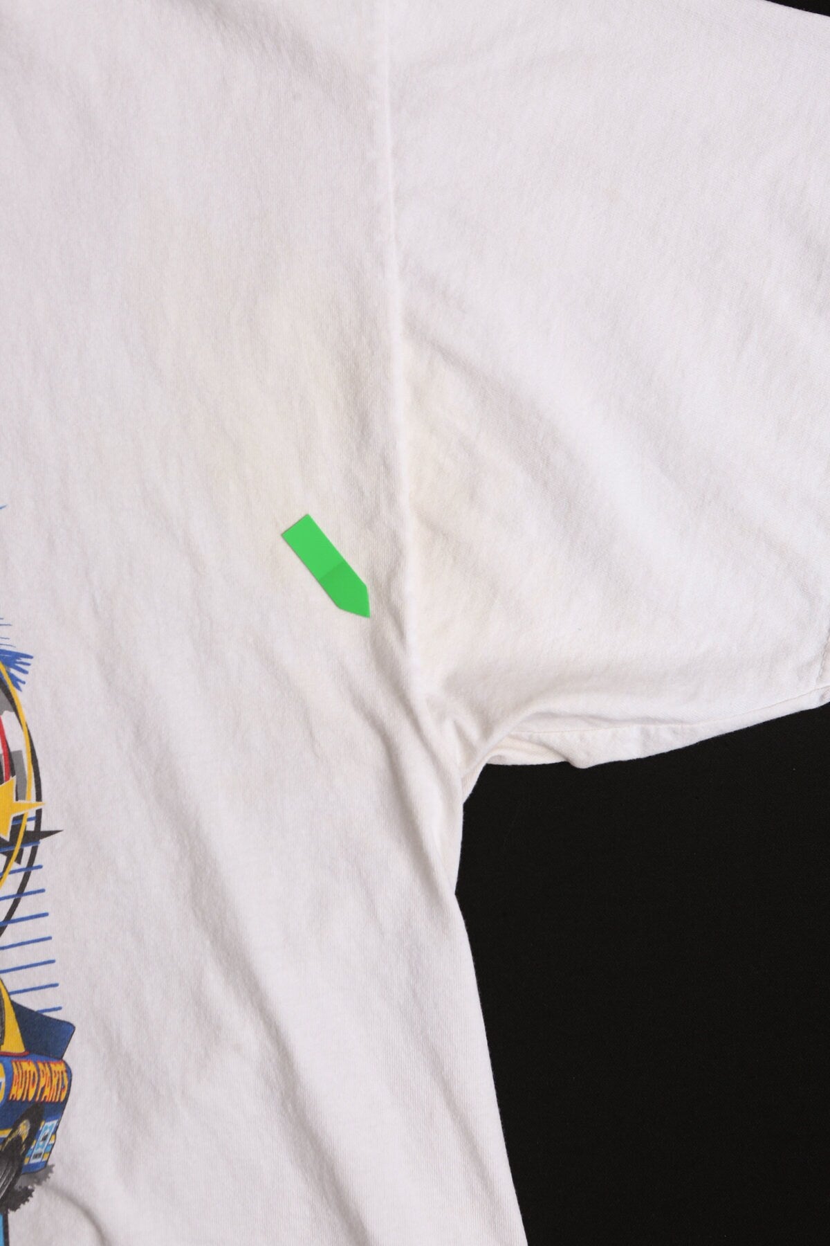 Vintage NASCAR White Graphic T-shirt - Daytona 500 1st Win