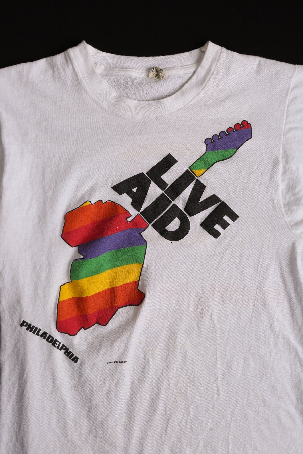 Live Aid Philadelphia Feed the World - Live Aid USA and UK July 13, 1985, Graphic T-shirt