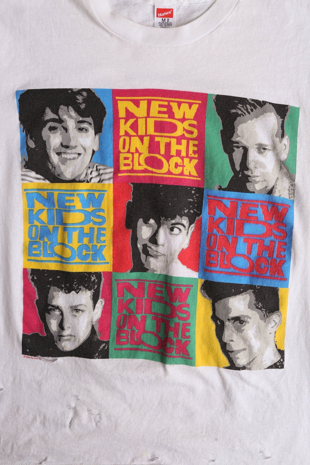 The New Kids on the Block Tour White Graphic T-shirt
