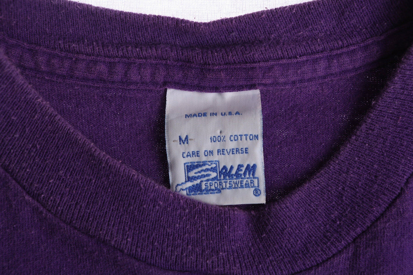 Vintage Van Axel Lakers Number 9 Purple Basketball Graphic Shirt