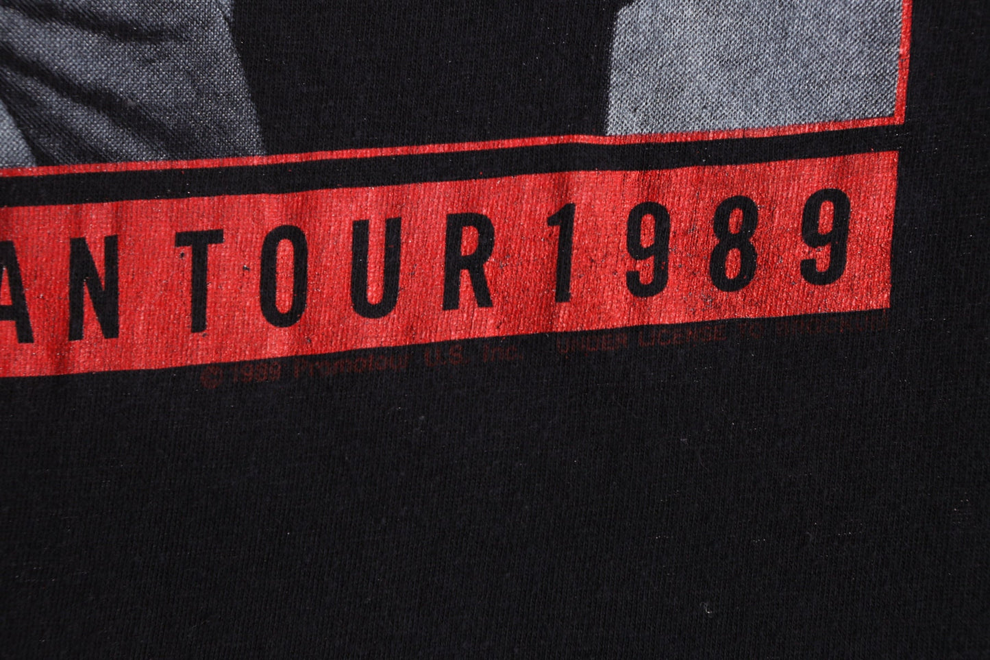 Rolling Stones Steel Wheels - The North American Tour 1989 - Black Graphic T-shirt