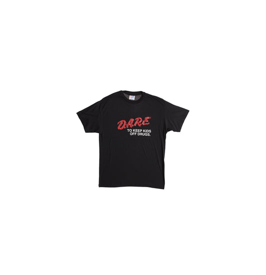 DARE to keep Kids Off Drugs Black Graphic T-shirt