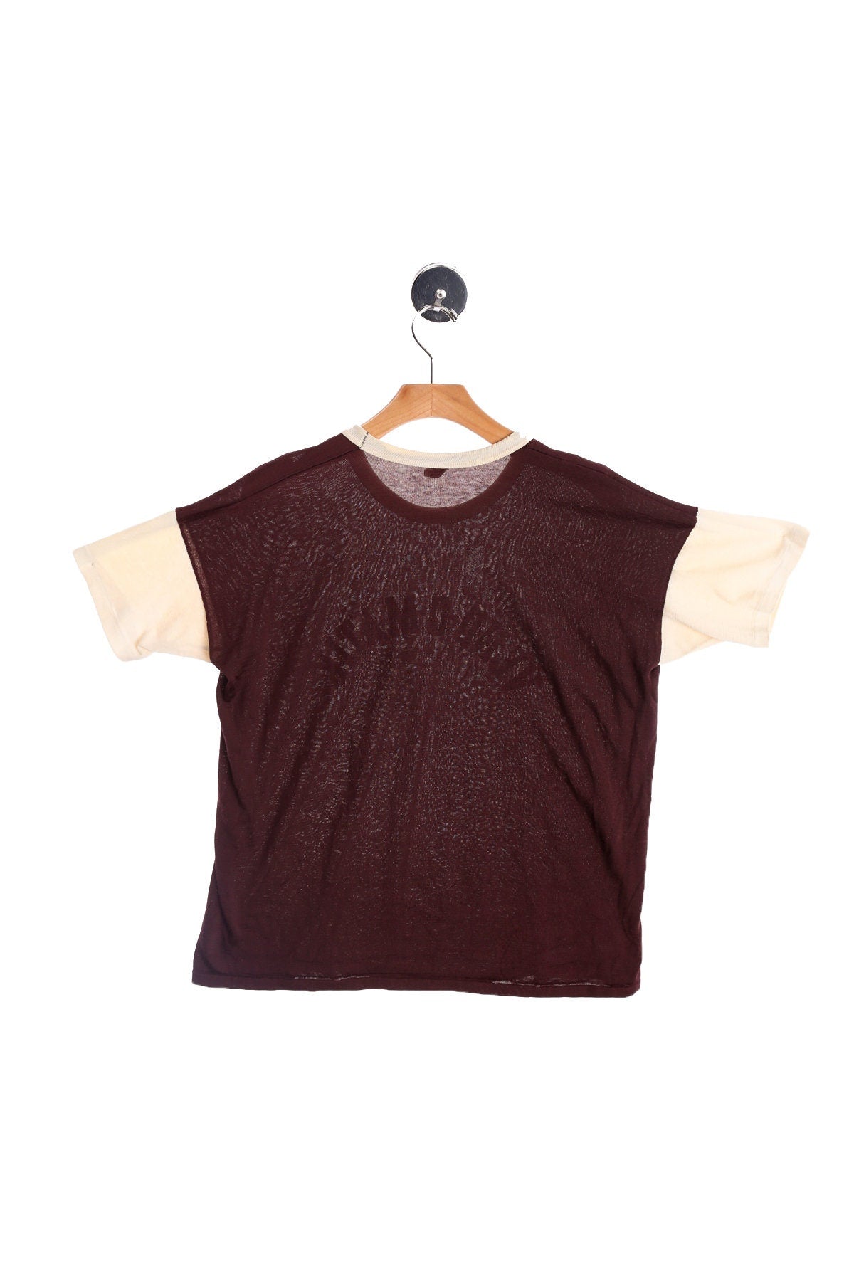 Vintage Jersey - Red White - Short Sleeve - Vend-O-Matik Print - Athletic Wear by Mason - Made in USA