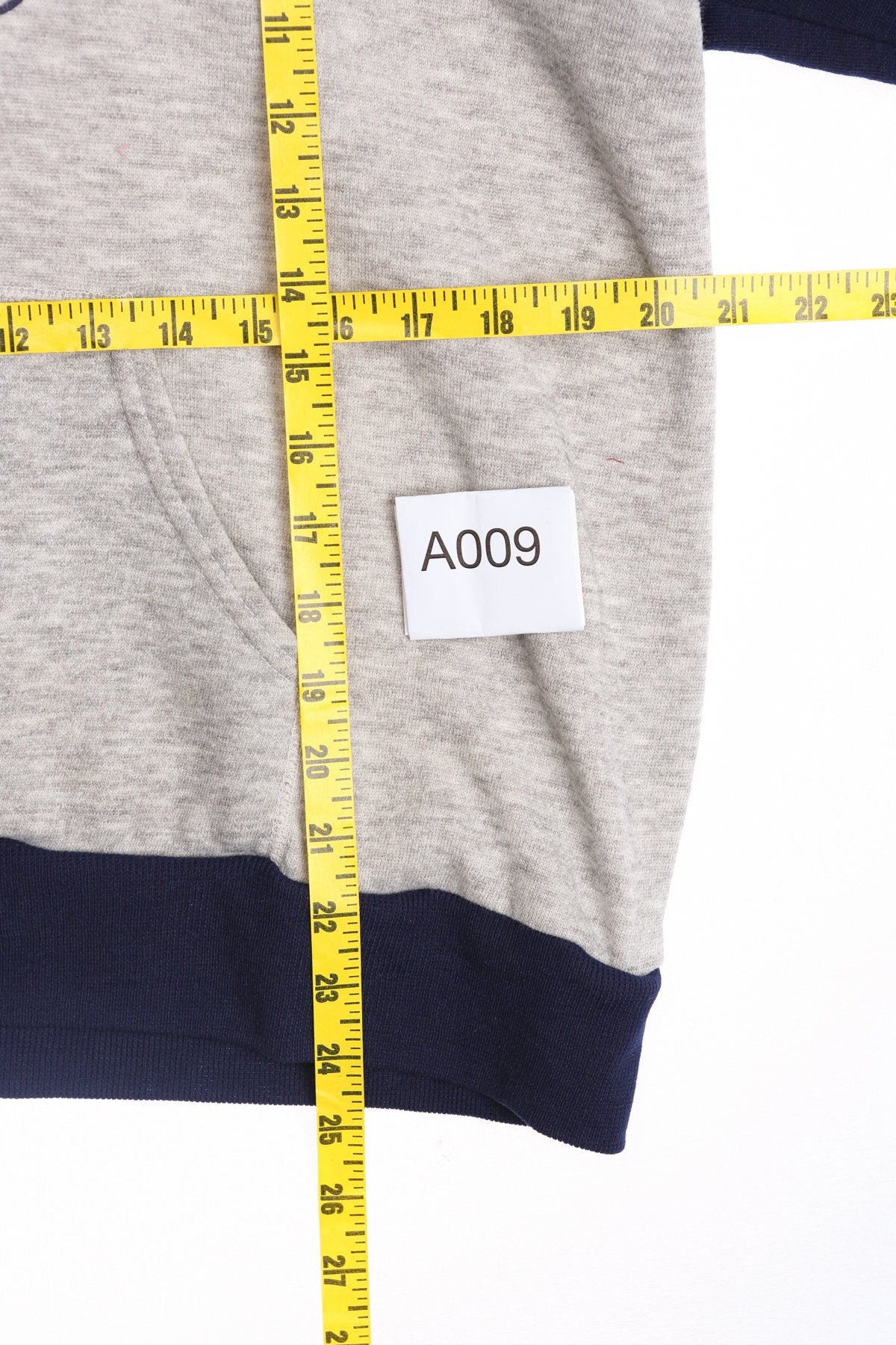 Vintage Mickey Mouse Gray and Blue Hoodie