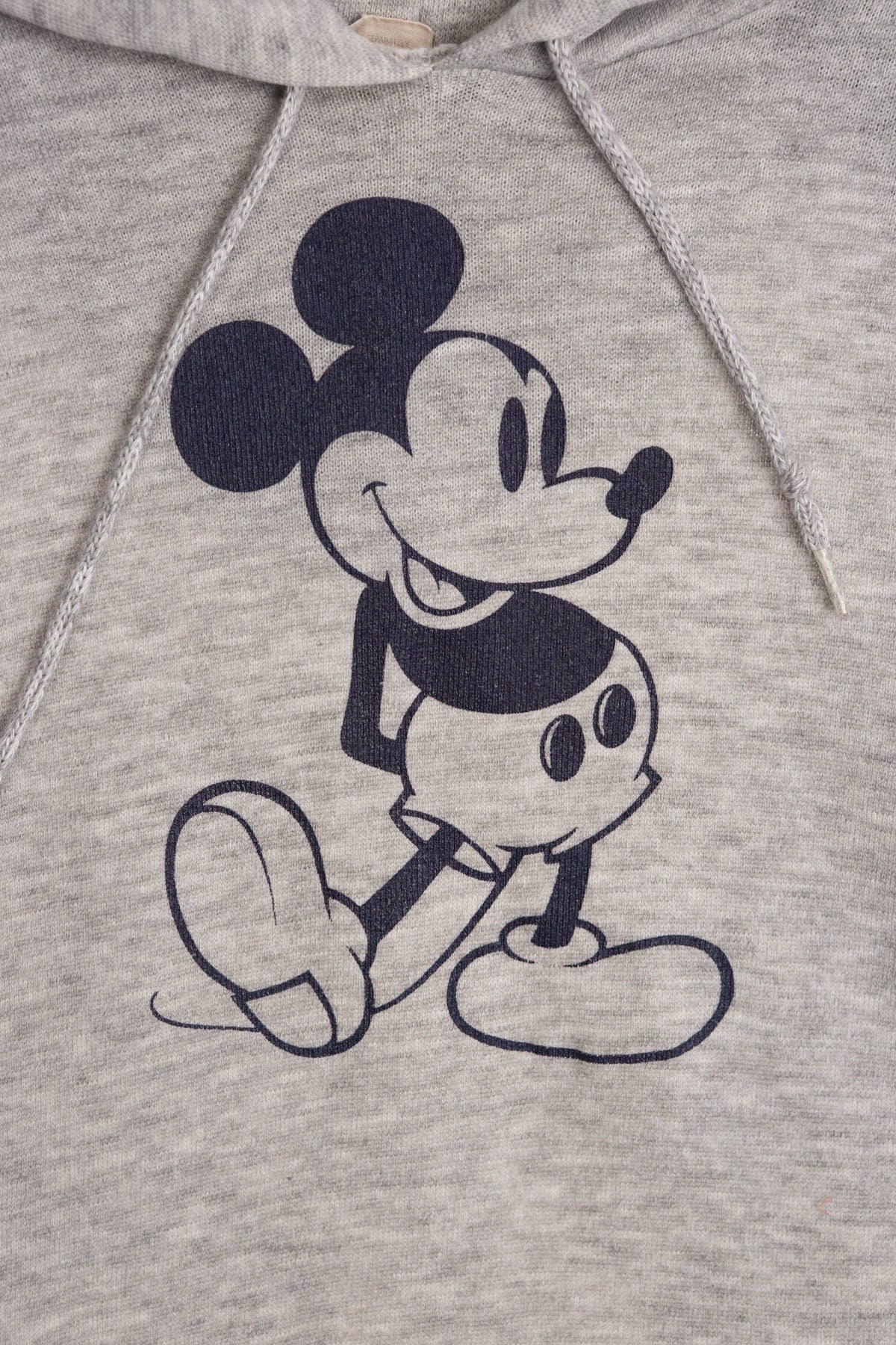 Vintage Mickey Mouse Gray and Blue Hoodie