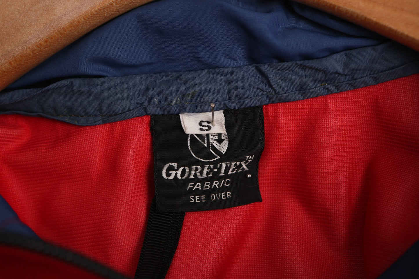 Vintage North Face Brown Label Red Nylon Parka