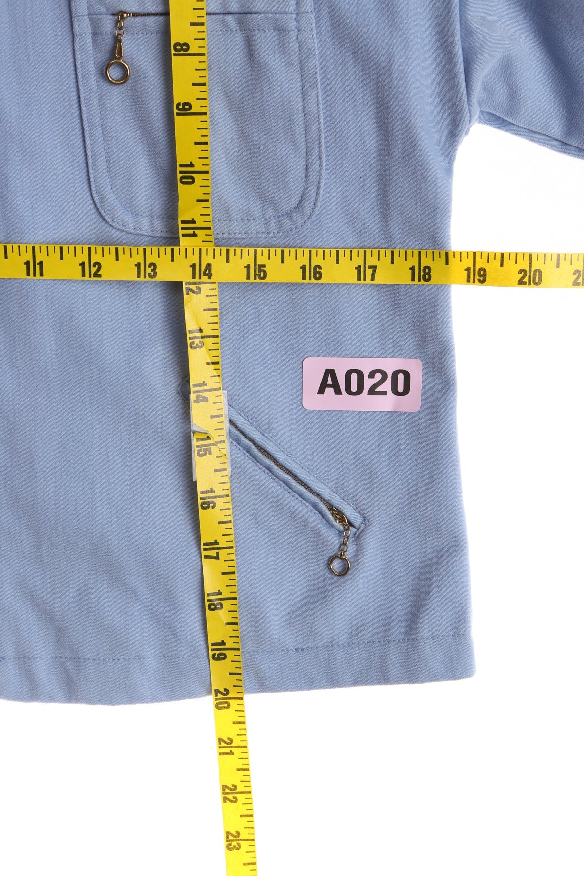 Vintage Men Blue Casual Jacket - Era 60's - 70's