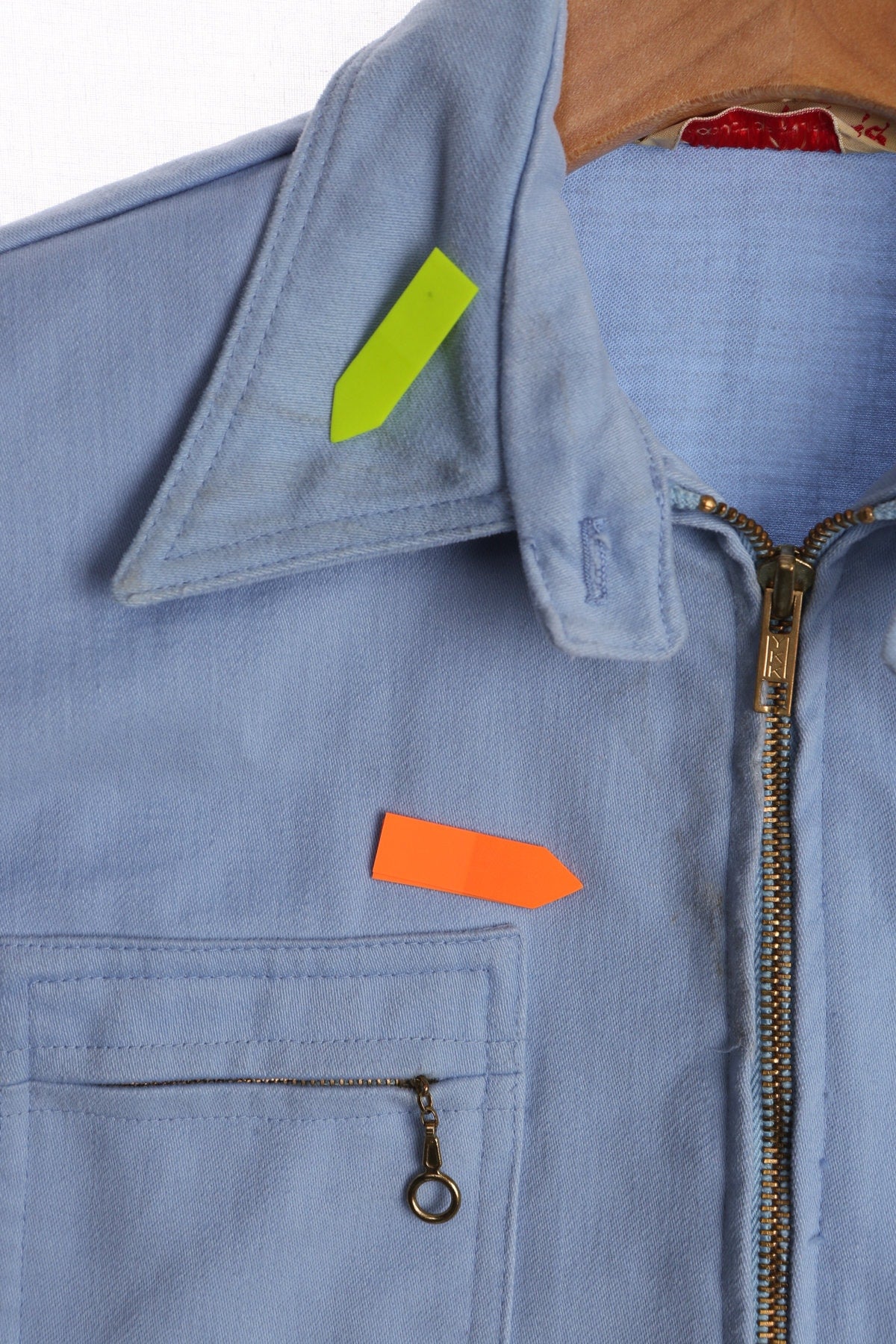 Vintage Men Blue Casual Jacket - Era 60's - 70's